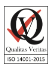 ISO 14001:2015 certified — Qualitas Veritas