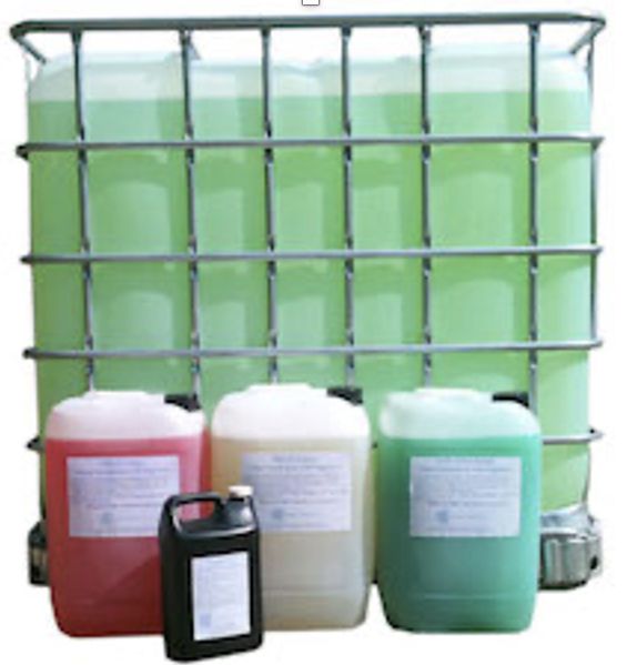 The ODS-20 product range — IBC and drums of neutraliser concentrate